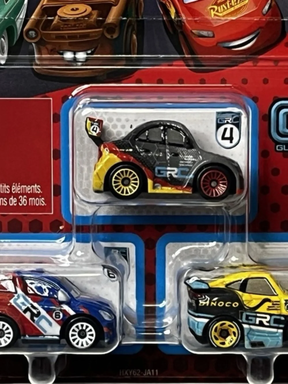 Disney Cars Mini Racers 3-Pack Global Racers Raoul Caroule, Max, Cruz Ramirez